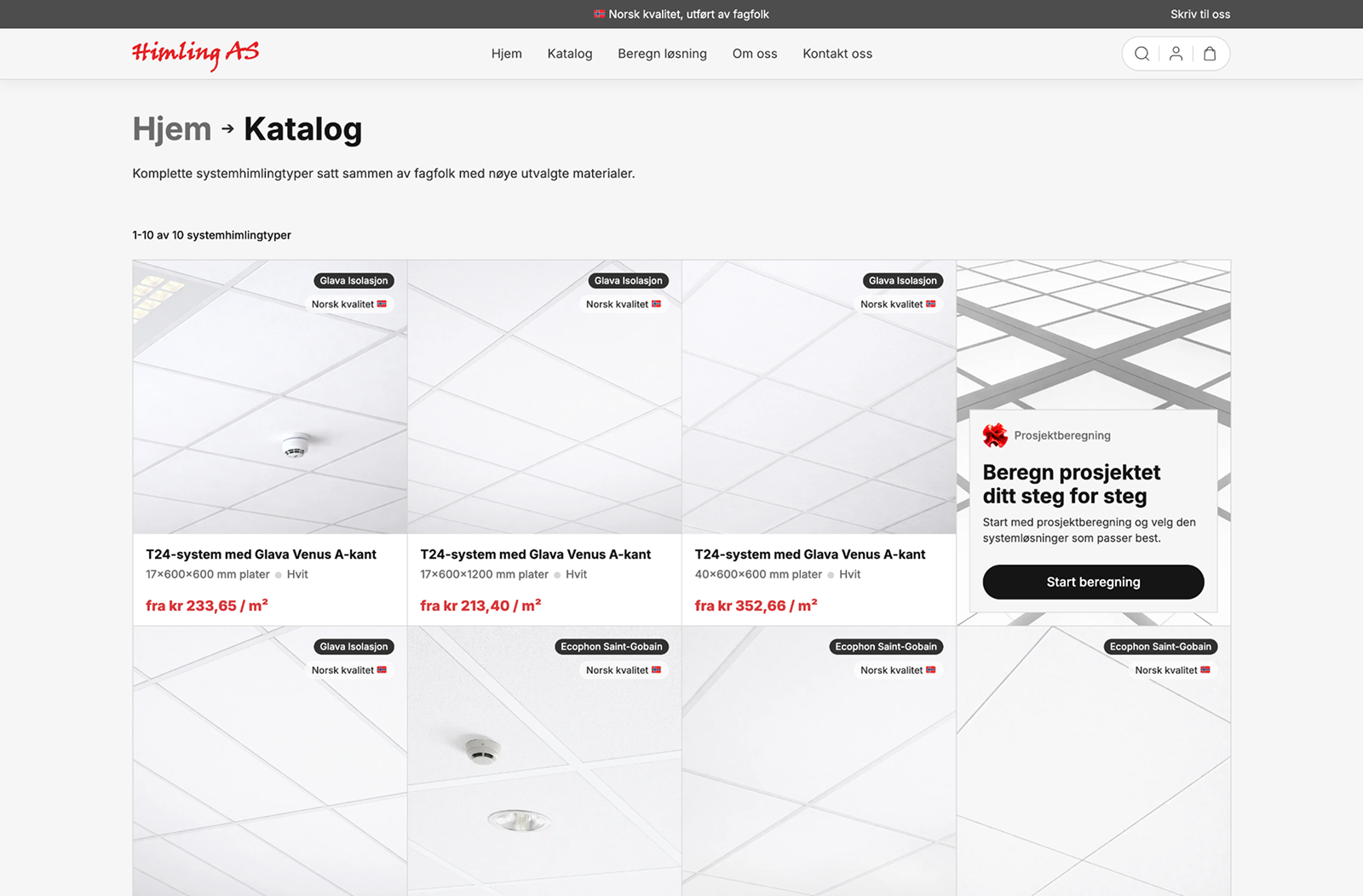 HIMLING: B2B-NETTBUTIKK BYGGET RUNDT EN KONFIGURATOR FOR HIMLINGSSYSTEM — image 3